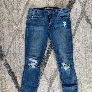 Joe’s Jeans - Skinny Cropped Distressed Jeans